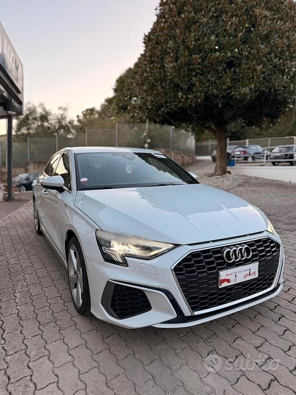 Usata Audi A3 S-Line 150 CV (110 kW) 2024 Bianco Berlina