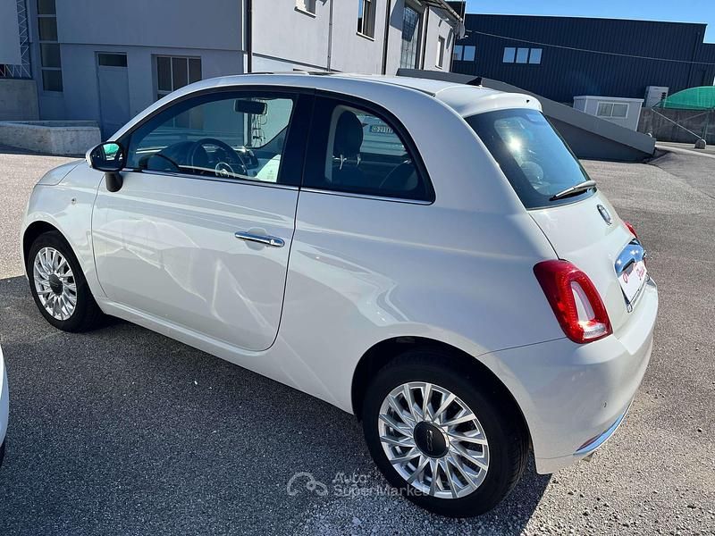 Usata Fiat 500 Lounge 69 CV (50 kW) 2019 Bianco Utilitaria