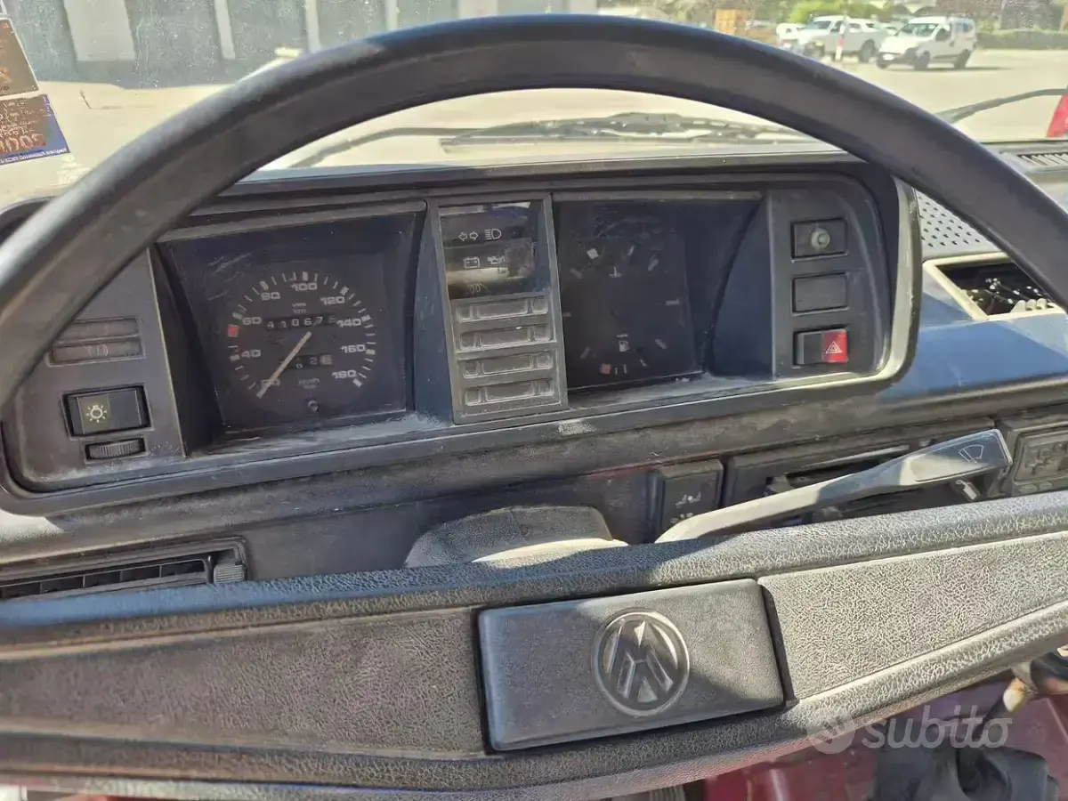Usata VW T3 1987 Rosso Furgone