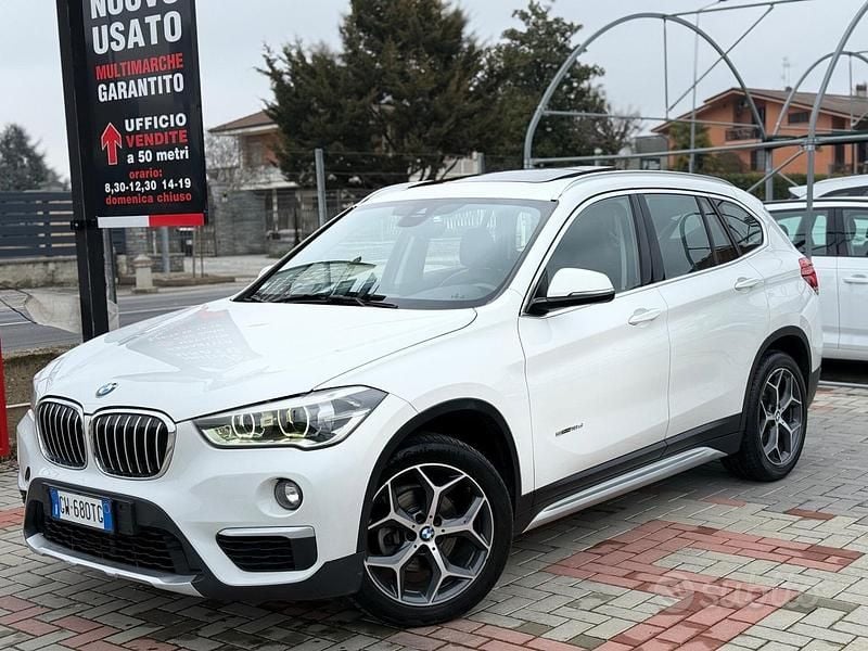 Usata BMW X1 xLine 116 CV (85 kW) 2017 Bianco SUV