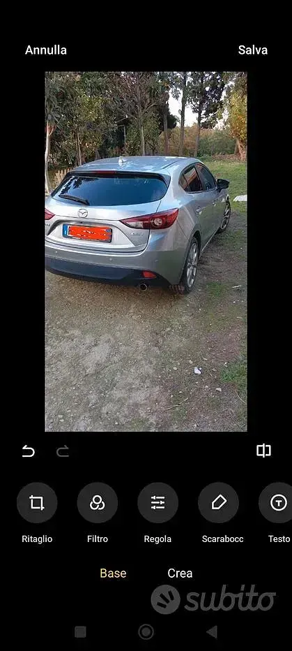 Usata Mazda 3 Exceed 105 CV (77 kW) 2017 Grigio Berlina