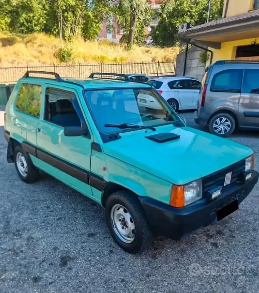 Usata Fiat Panda 4x4 50 CV (36 kW) 2002 Verde Utilitaria