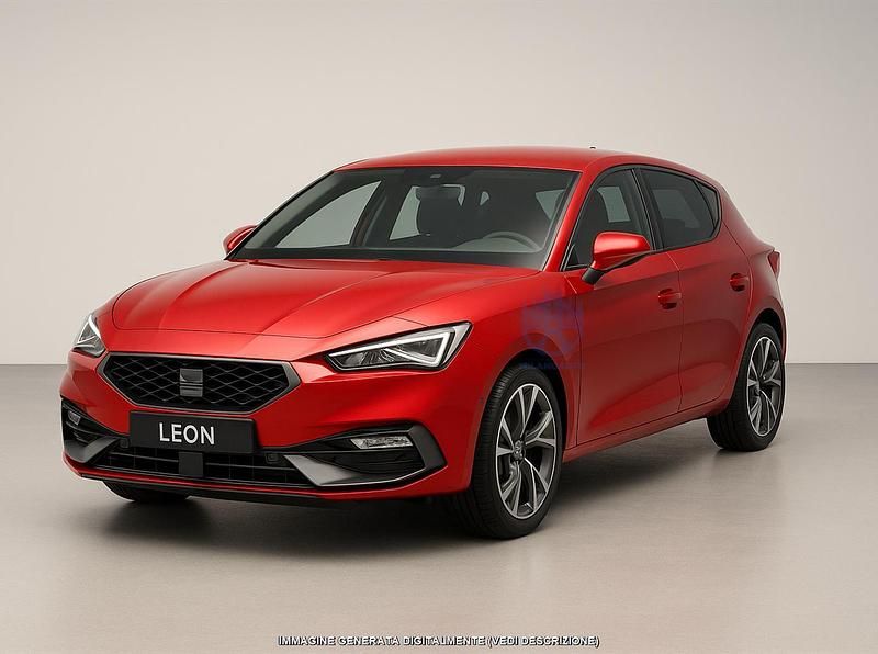 Usata Seat Leon FR 204 CV (150 kW) 2021 Rosso Utilitaria