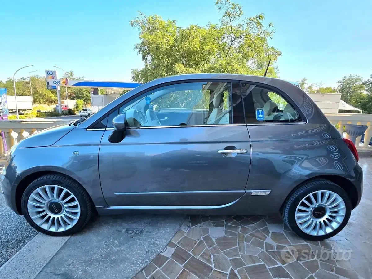 Usata Fiat 500 Lounge 69 CV (50 kW) 2017 Grigio Berlina