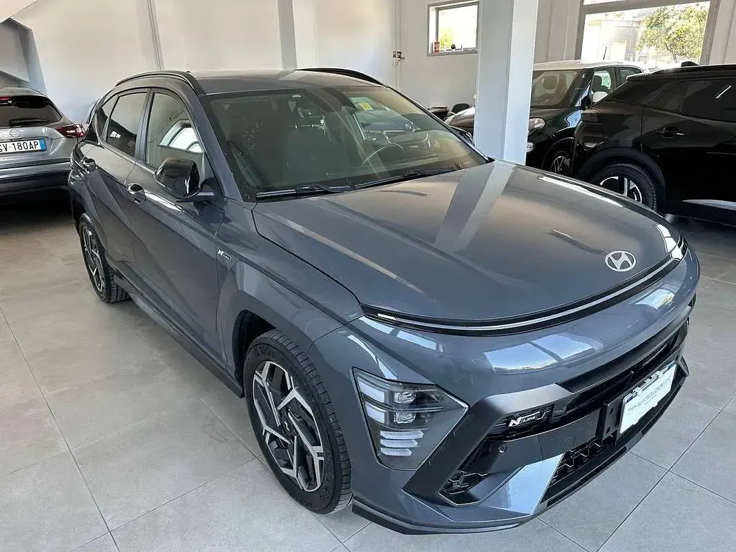 Usata Hyundai Kona N Line 105 CV (77 kW) 2023 Grigio SUV