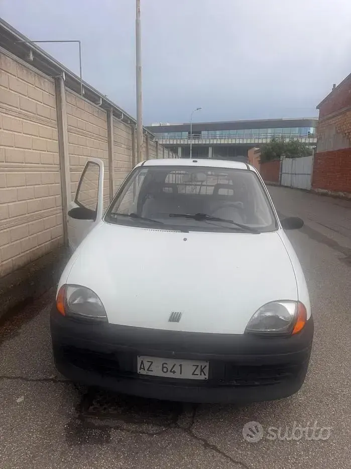 Usata Fiat Seicento 39 CV (28 kW) 1998 Bianco Utilitaria