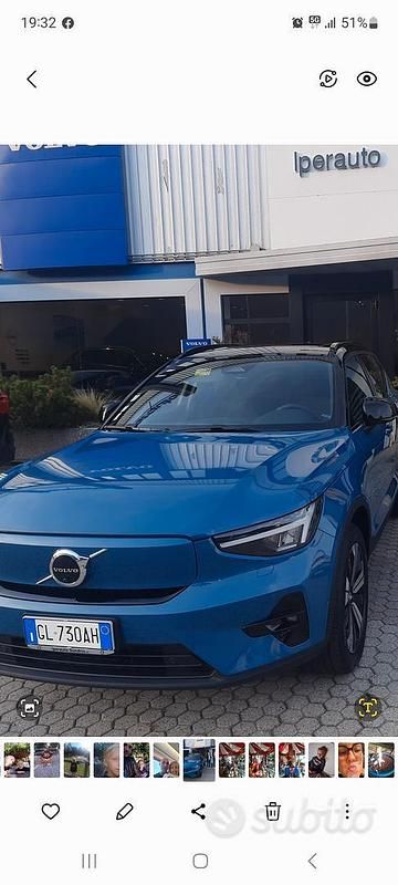Usata Volvo XC40 169 kW (231 CV) 2022 Blu SUV