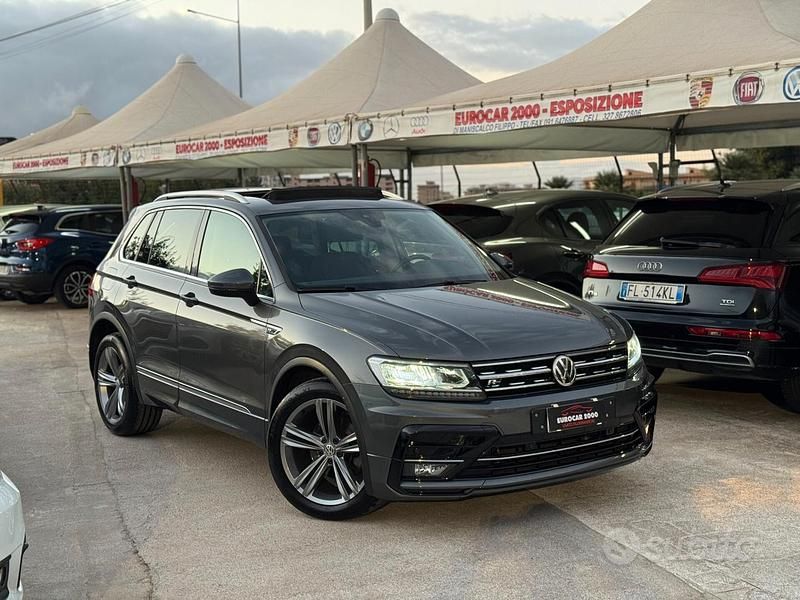 Usata VW Tiguan R-line 150 CV (110 kW) 2018 Grigio SUV
