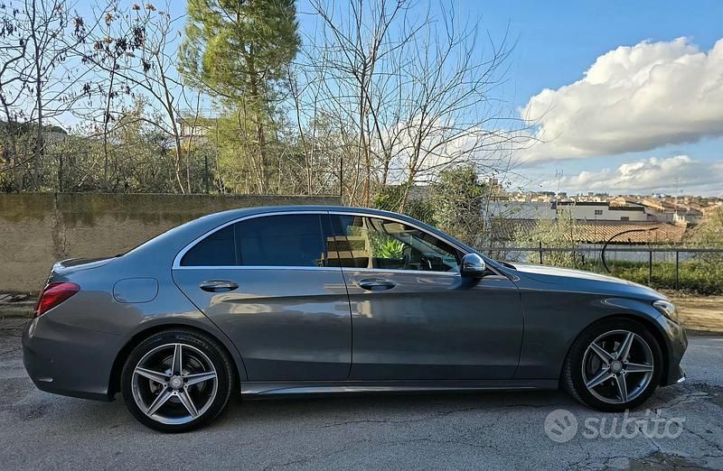 Usata Mercedes C220 Premium 170 CV (125 kW) 2017 Grigio Berlina