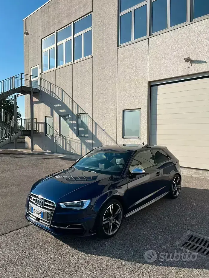 Usata Audi S3 300 CV (220 kW) 2014 Bluazzurro Berlina
