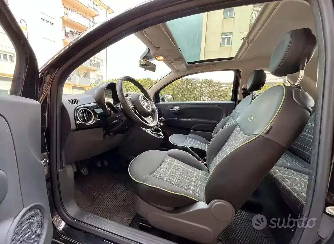 Usata Fiat 500 69 CV (50 kW) 2016 Nero Berlina