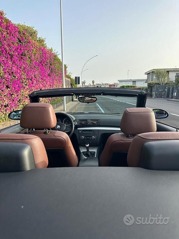 Usata BMW 118 Cabriolet 143 CV (105 kW) 2008 Nero Cabrio