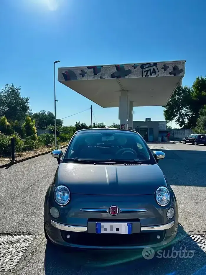 Usata Fiat 500 69 CV (50 kW) 2011 Grigio Utilitaria