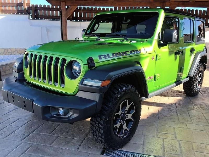Usata Jeep Wrangler Unlimited Rubicon 200 CV (147 kW) 2018 Verde SUV