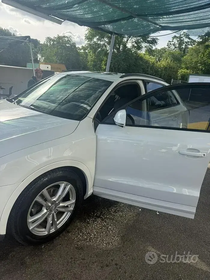 Usata Audi Q3 S-Line 150 CV (110 kW) 2016 Bianco SUV