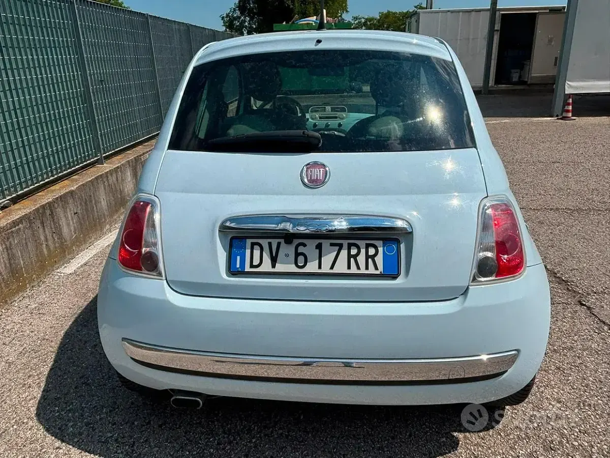 Usata Fiat 500 69 CV (50 kW) 2009 Bluazzurro Cabrio