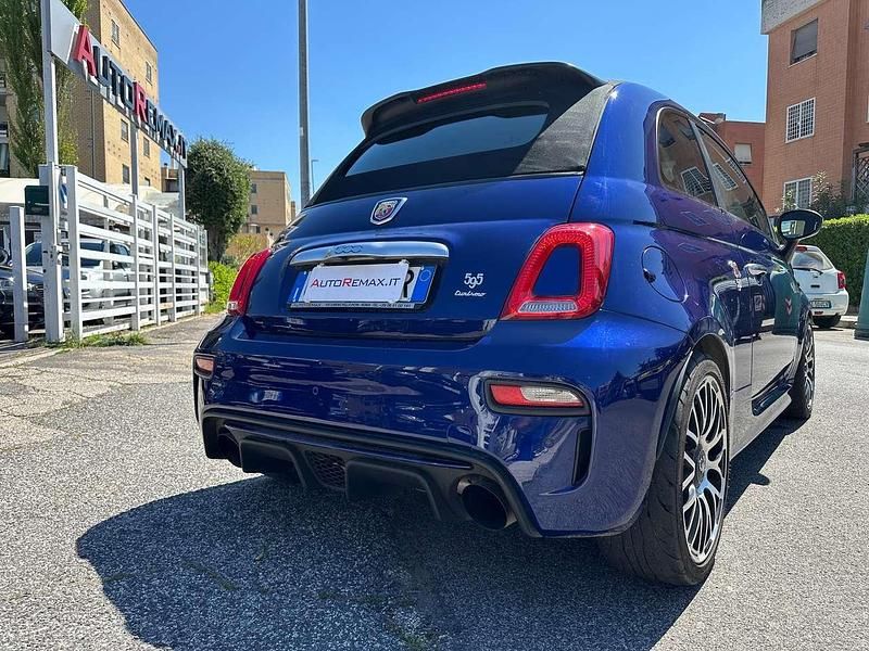 Usata Abarth 595C Turismo 165 CV (121 kW) 2016 Blu/azzurro Cabrio