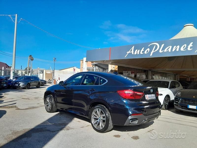 Usata BMW X6 M Sport 313 CV (230 kW) 2017 Blu SUV