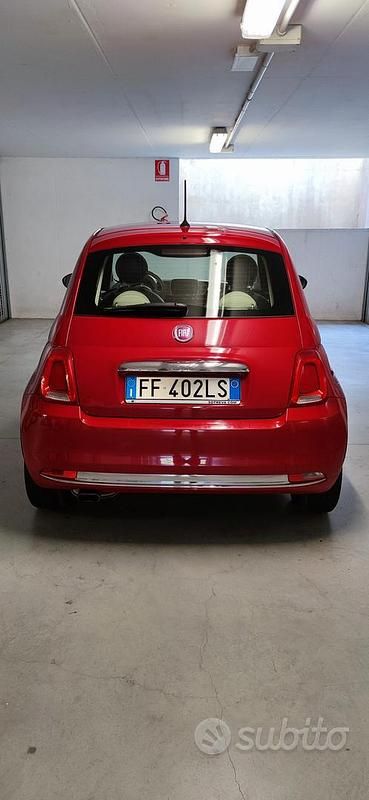 Usata Fiat 500 Lounge 69 CV (50 kW) 2016 Rosso Berlina