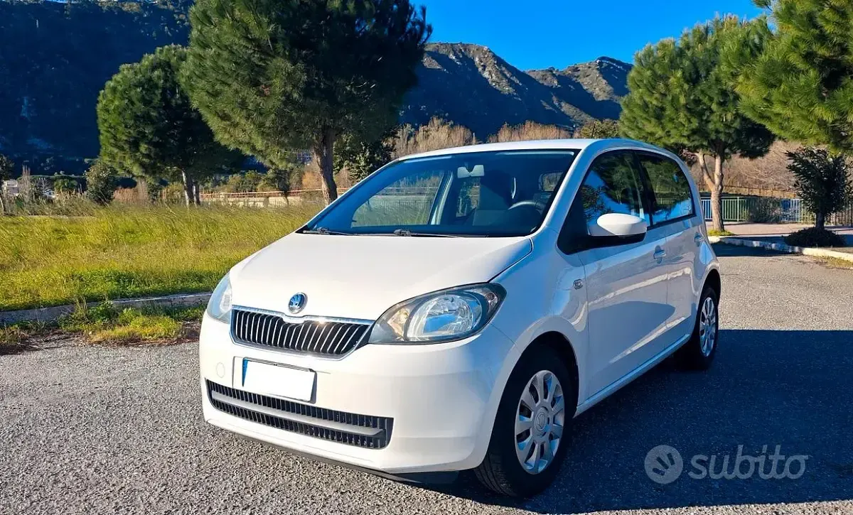 Usata Skoda Citigo G-TEC Active 68 CV (50 kW) 2016 Bianco Utilitaria