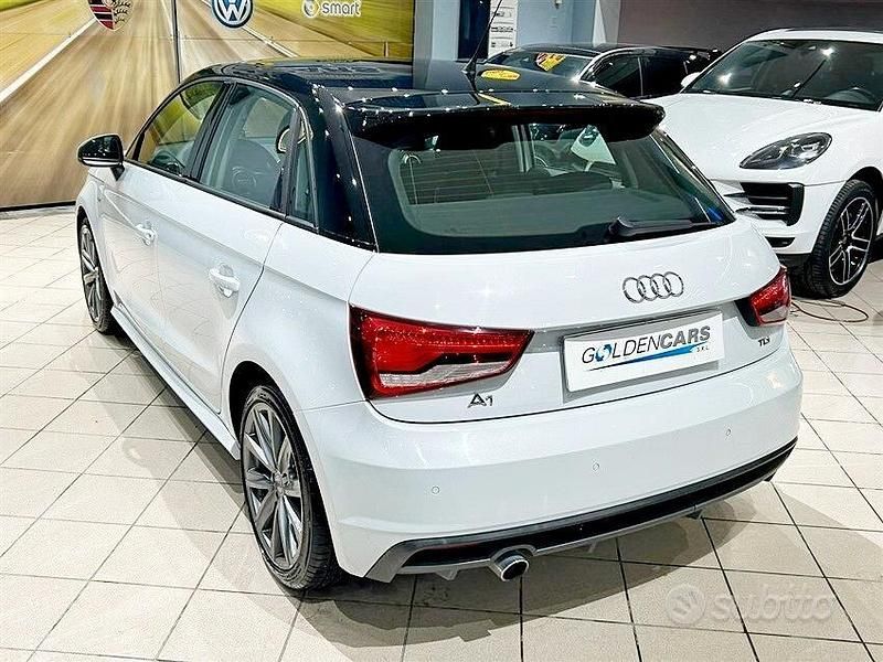 Usata Audi A1 Attraction 90 CV (66 kW) 2017 Bianco Utilitaria