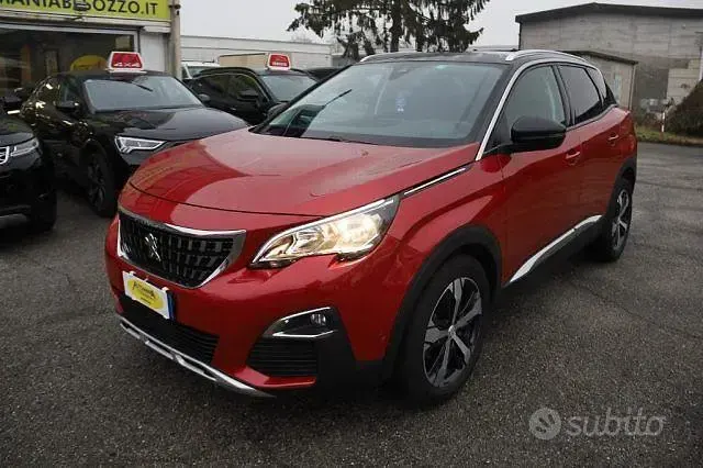 Usata Peugeot 3008 Active 131 CV (96 kW) 2019 Rosso SUV