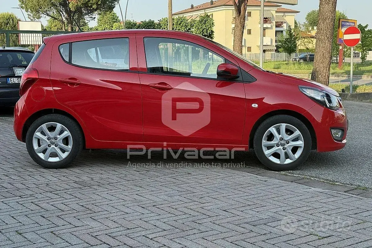 Usata Opel Karl Cosmo 75 CV (55 kW) 2016 Rosso Utilitaria