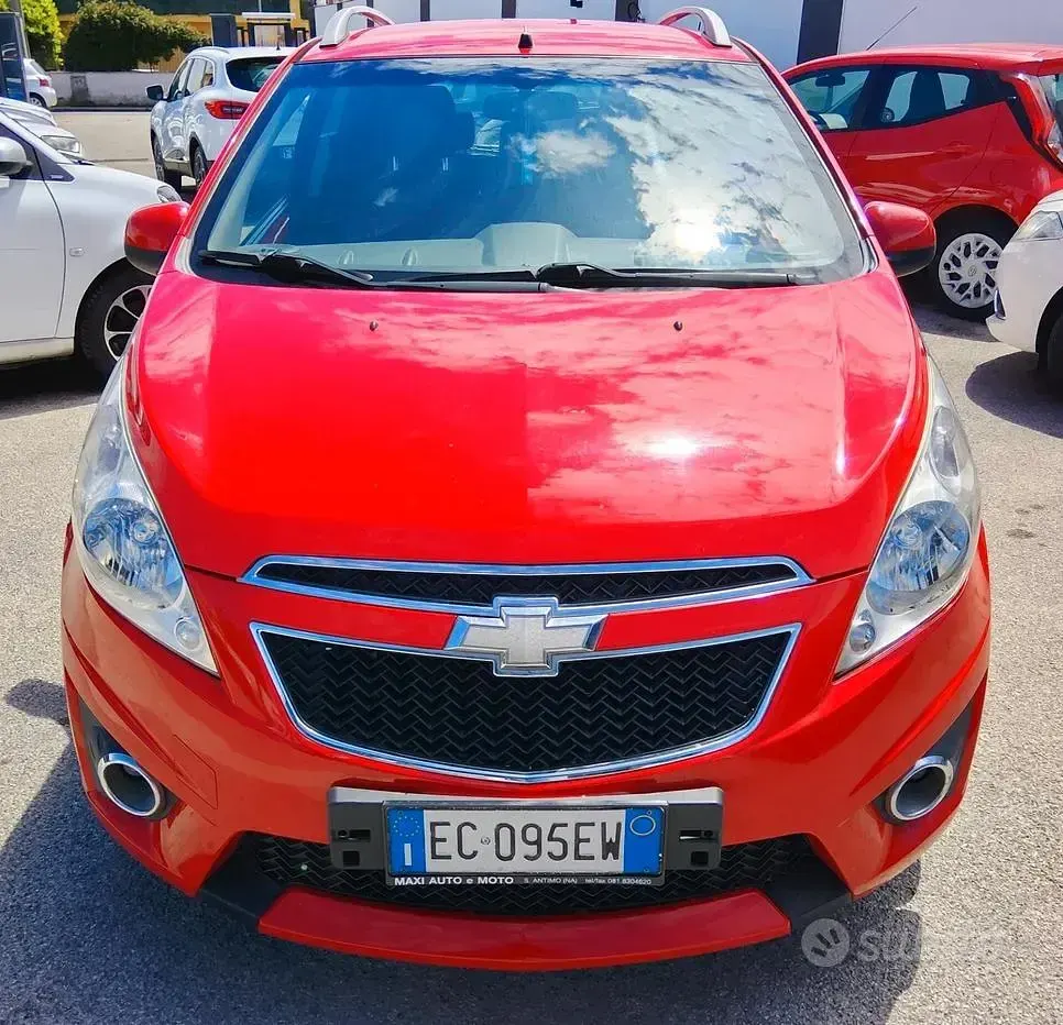 Usata Chevrolet Spark 79 CV (58 kW) 2010 Rosso Utilitaria