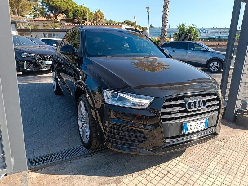Usata Audi Q3 S-Line 184 CV (135 kW) 2015 Nero SUV