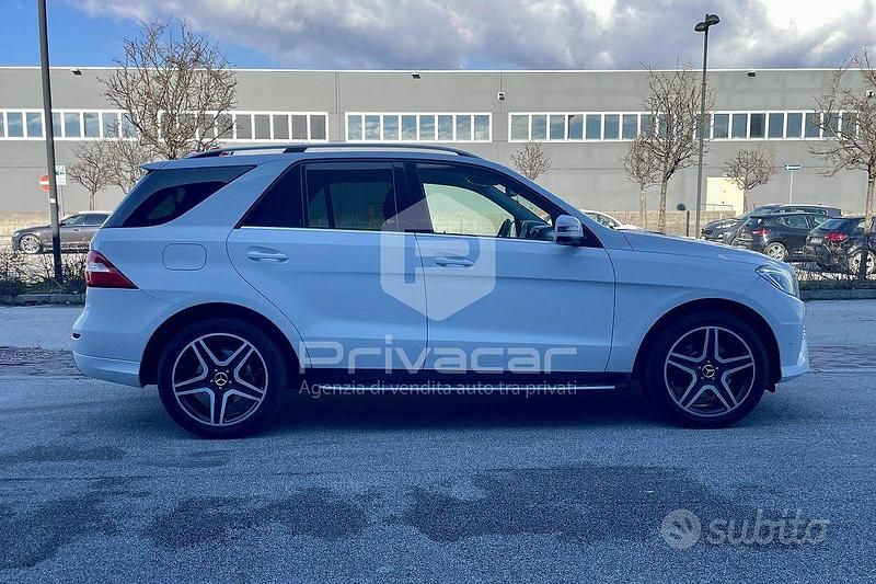 Usata Mercedes ML250 Premium 204 CV (150 kW) 2015 Bianco SUV