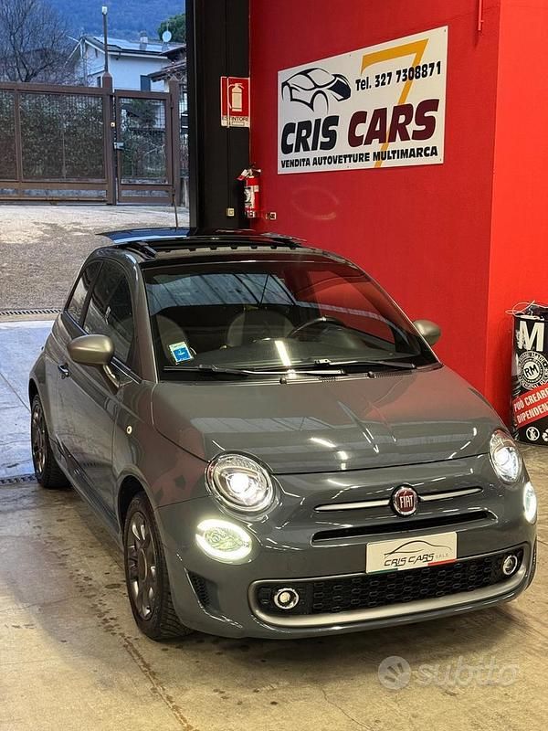 Grigio Usata 2016 Fiat 500S Due volumi | 9499 € (Buon prezzo) - Immagine 1/4