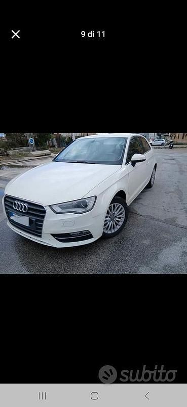 Usata Audi A3 2013 Bianco Berlina