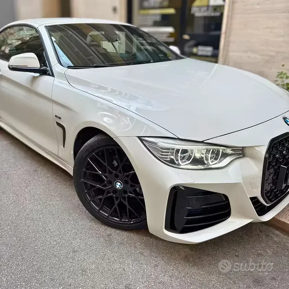 Usata BMW 420 Sport Line 184 CV (135 kW) 2014 Bianco Cabrio