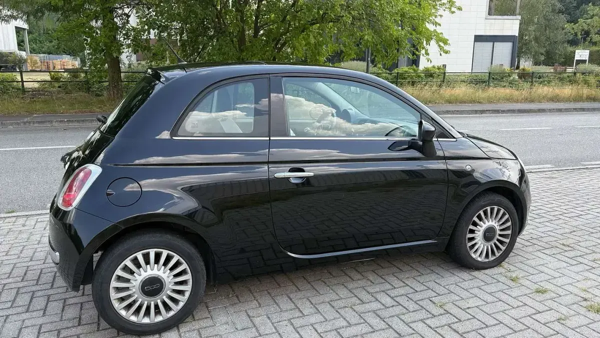 Usata Fiat 500 Lounge 75 CV (55 kW) 2009 Nero Cabrio