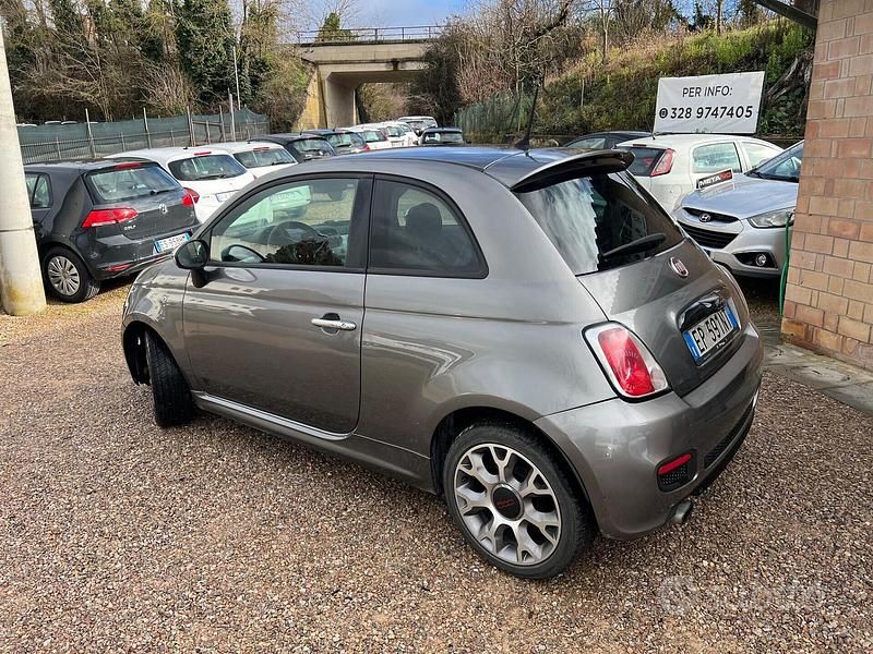 Usata Fiat 500 Sport 69 CV (50 kW) 2013 Argento Berlina