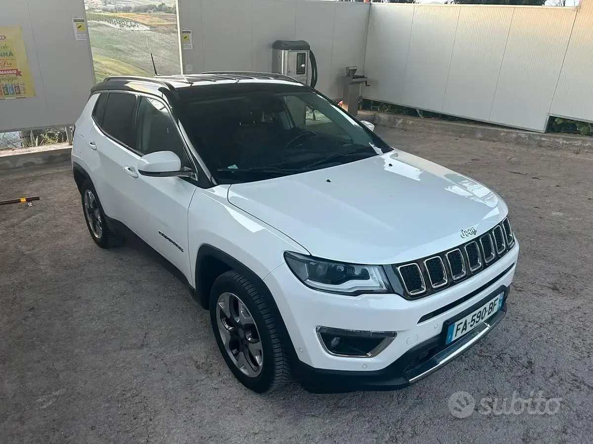 Usata Jeep Compass Limited 120 CV (88 kW) 2018 Bianco SUV