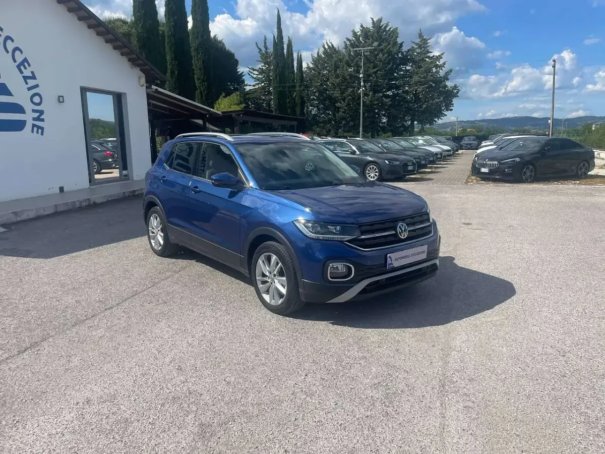 Usata VW T-Cross Advance 150 CV (110 kW) 2020 Blu/azzurro SUV