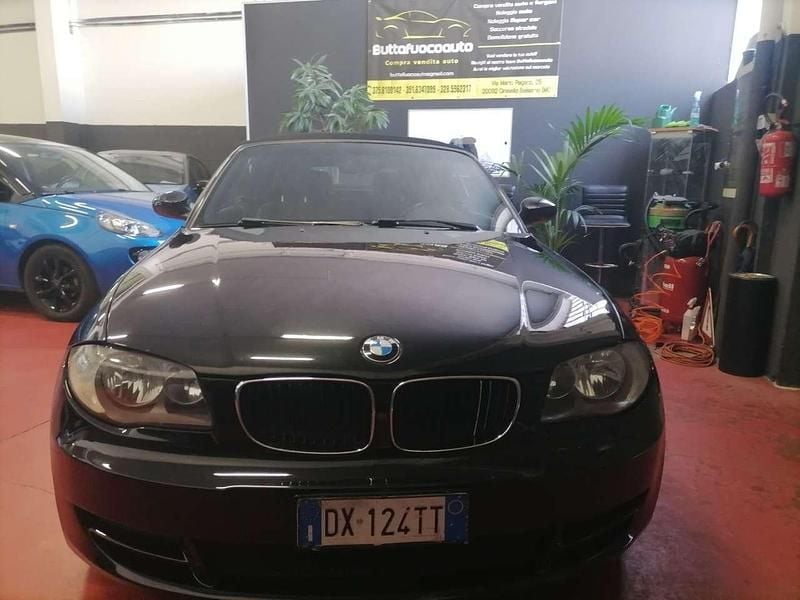 Usata BMW 120 Cabriolet 177 CV (130 kW) 2009 Nero Cabrio