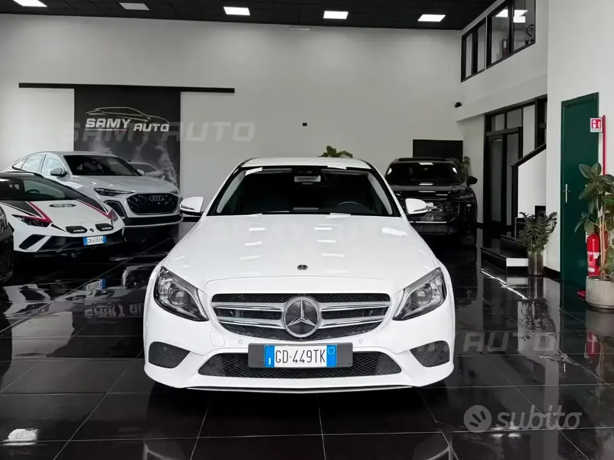 Usata Mercedes C220 Executive 194 CV (142 kW) 2020 Bianco Berlina