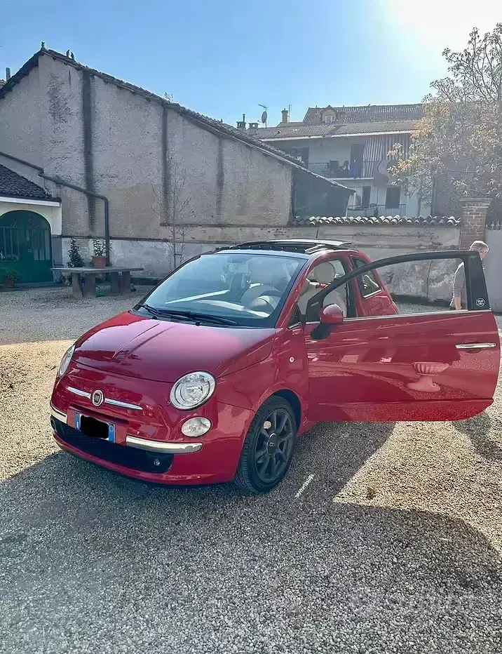 Usata Fiat 500 95 CV (69 kW) 2011 Rosso Utilitaria