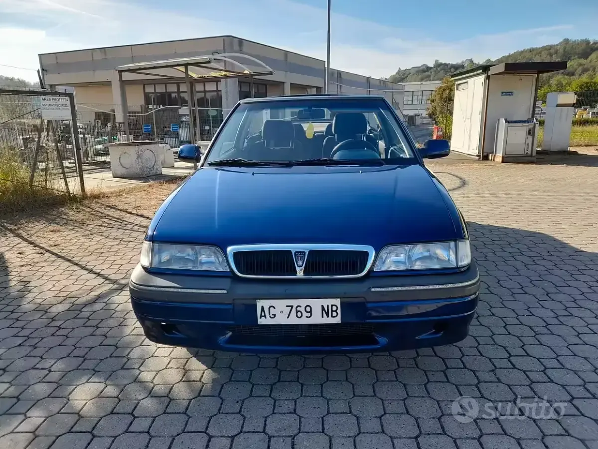 Usata Rover 214 103 CV (75 kW) 1995 Blu Cabrio