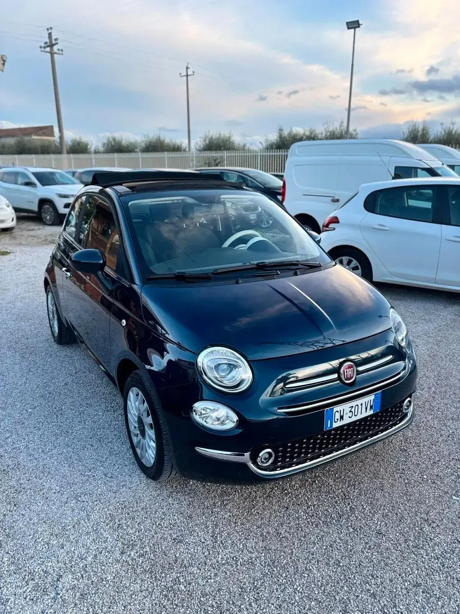 Usata Fiat 500C Dolcevita 69 CV (50 kW) 2024 Blu Cabrio