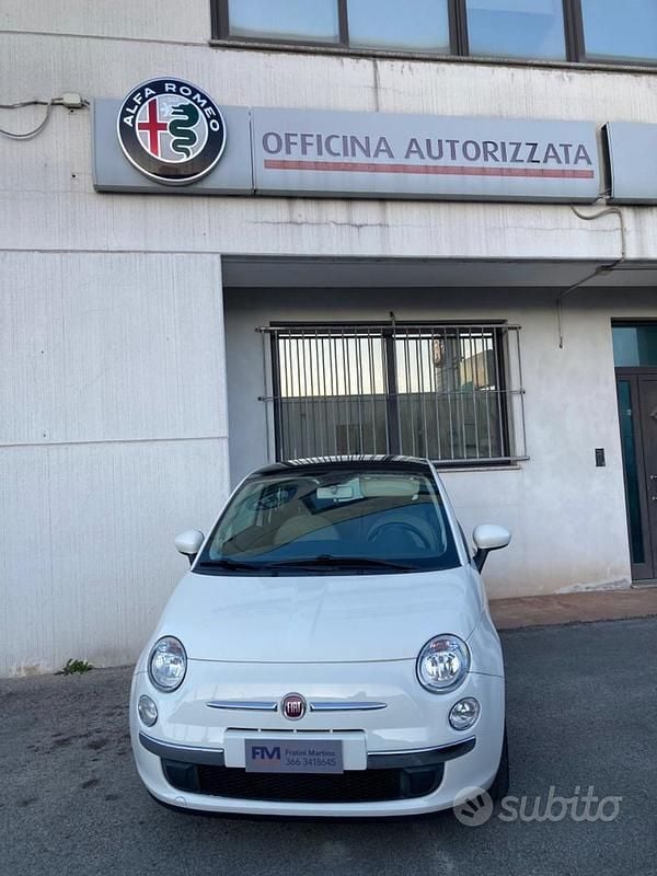 Usata Fiat 500 Lounge 69 CV (50 kW) 2011 Bianco Berlina