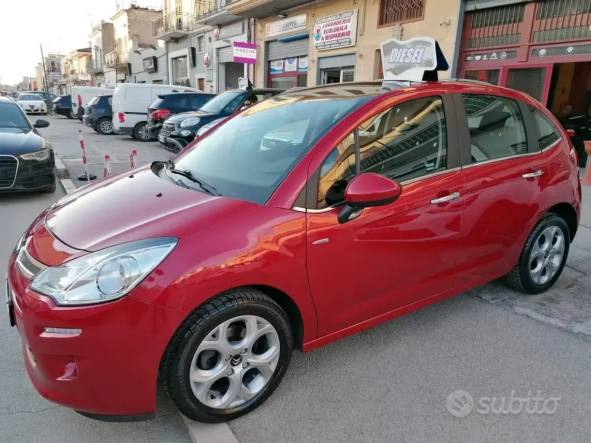 Usata Citroën C3 Exclusive 68 CV (50 kW) 2014 Rosso Berlina