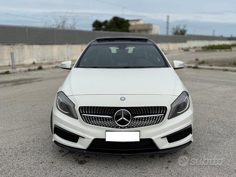 Usata Mercedes A180 Premium 109 CV (80 kW) 2013 Bianco Utilitaria
