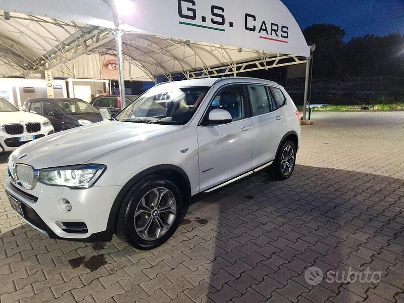 Begagnad BMW X3 Sport Line 190 HK (139 kW) 2015 Vit SUV