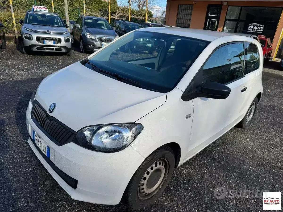 Usata Skoda Citigo Active 60 CV (44 kW) 2013 Bianco Utilitaria