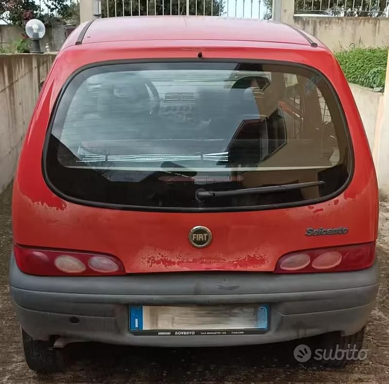 Usata Fiat Seicento 54 CV (39 kW) 2004 Rosso Utilitaria