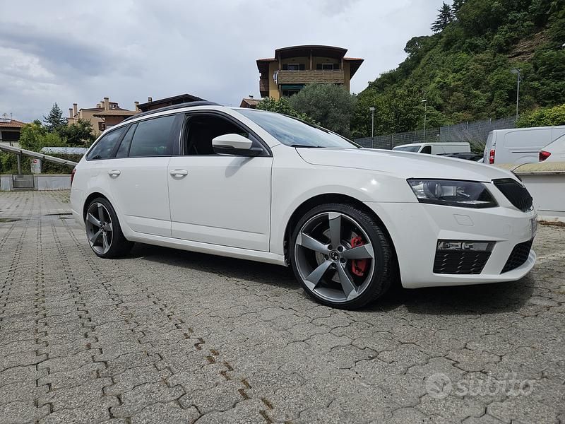 Usata Skoda Octavia vRS 184 CV (135 kW) 2013 Bianco Station wagon