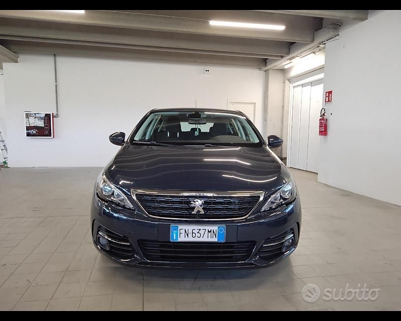 Usata Peugeot 308 Business-Line 99 CV (72 kW) 2018 Blu Berlina
